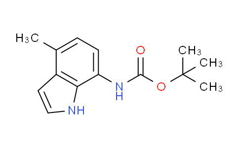 CAS No. 289483-84-7, tert-butyl (4-methyl-1H-indol-7-yl)carbamate