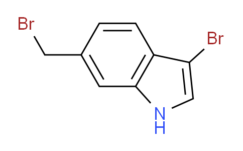 CAS No. 1245644-87-4, 3-Bromo-6-(bromomethyl)-1H-indole