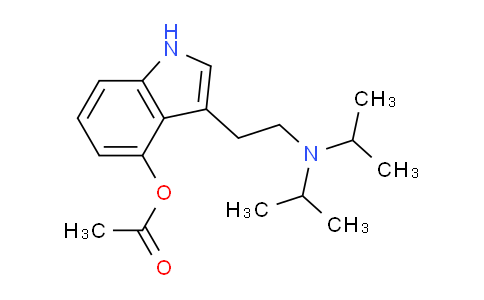 CAS No. 936015-60-0, 3-(2-(Diisopropylamino)ethyl)-1H-indol-4-yl acetate