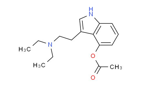 CAS No. 1135424-15-5, 3-(2-(Diethylamino)ethyl)-1H-indol-4-yl acetate