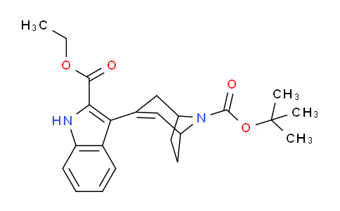 CAS No. 900503-43-7, Ethyl 3-(8-Boc-8-aza-bicyclo[3.2.1]oct-2-en-3-yl)-1H-indole-2-carboxylate