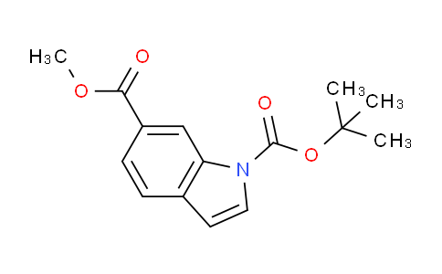 CAS No. 957127-83-2, 1-tert-Butyl 6-methyl 1H-indole-1,6-dicarboxylate