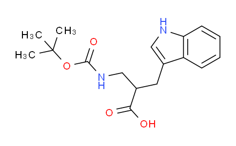 CAS No. 1638771-73-9, 3-{[(tert-butoxy)carbonyl]amino}-2-(1H-indol-3-ylmethyl)propanoic acid