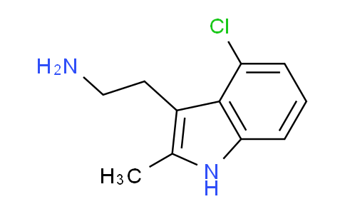 CAS No. 1018592-90-9, 2-(4-chloro-2-methyl-1H-indol-3-yl)ethan-1-amine