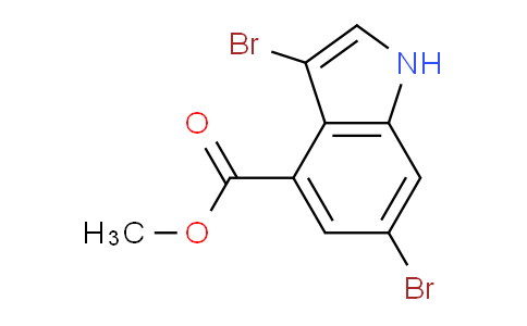 CAS No. 1448450-66-5, methyl 3,6-dibromo-1H-indole-4-carboxylate