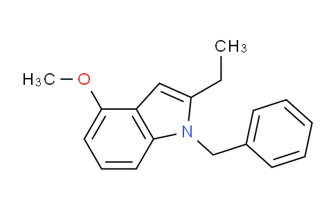 CAS No. 164082-80-8, 1-benzyl-2-ethyl-4-methoxyindole