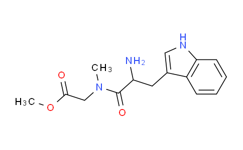 CAS No. 1542950-66-2, methyl 2-[2-amino-3-(1H-indol-3-yl)-N-methylpropanamido]acetate