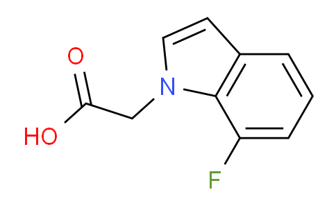 CAS No. 1313712-24-1, 2-(7-Fluoro-1H-indol-1-yl)acetic acid