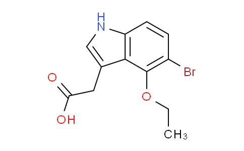 CAS No. 1227593-60-3, 5-BroMo-4-ethoxyindole-3-acetic acid
