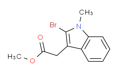 CAS No. 1260740-14-4, Methyl 2-(2-bromo-1-methyl-1H-indol-3-yl)acetate