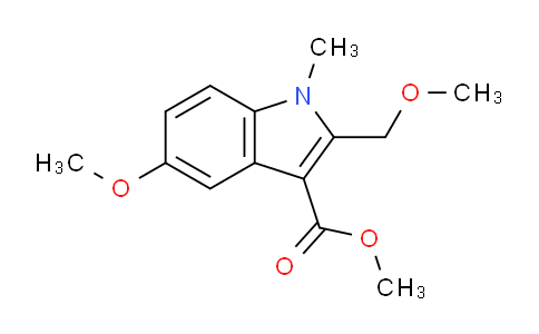 CAS No. 152593-18-5, Methyl 5-methoxy-2-(methoxymethyl)-1-methyl-1H-indole-3-carboxylate