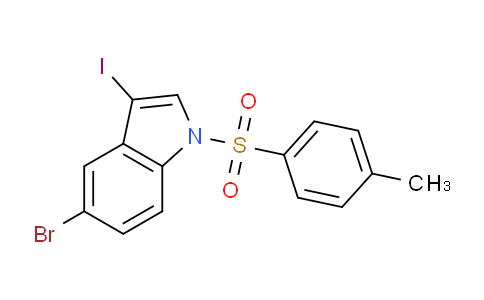 CAS No. 142688-28-6, 5-bromo-3-iodo-1-tosyl-1H-indole