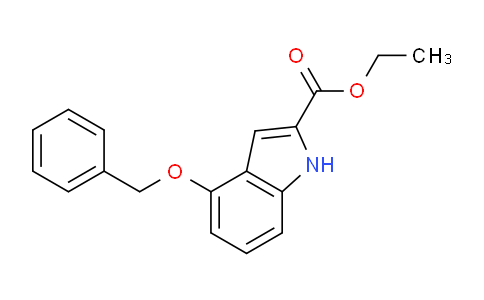 CAS No. 27737-55-9, ethyl 4-(benzyloxy)-1H-indole-2-carboxylate