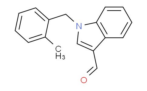 CAS No. 428495-34-5, 1-(2-methylbenzyl)-1H-indole-3-carbaldehyde