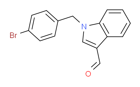 CAS No. 174367-70-5, 1-(4-bromobenzyl)-1H-indole-3-carbaldehyde