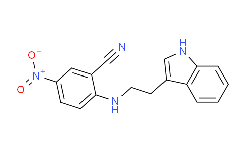CAS No. 852413-37-7, 2-{[2-(1H-indol-3-yl)ethyl]amino}-5-nitrobenzonitrile