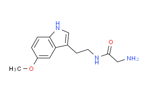 CAS No. 5534-87-2, 2-amino-N-[2-(5-methoxy-1H-indol-3-yl)ethyl]acetamide