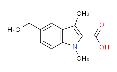 CAS No. 928707-70-4, 5-ethyl-1,3-dimethyl-1H-indole-2-carboxylic acid