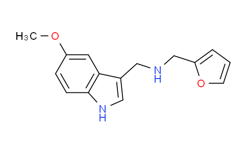 CAS No. 1114597-54-4, N-(2-furylmethyl)-N-[(5-methoxy-1H-indol-3-yl)methyl]amine
