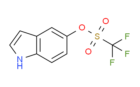 CAS No. 128373-13-7, 1H-indol-5-yl trifluoromethanesulfonate