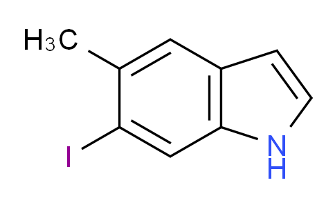 CAS No. 1026581-42-9, 6-iodo-5-methyl-1H-indole