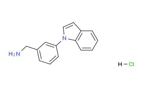 CAS No. 92083-35-7, (3-(1H-indol-1-yl)phenyl)methanamine hydrochloride