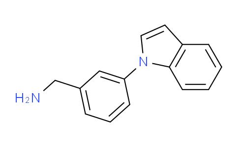 CAS No. 92083-34-6, (3-(1H-indol-1-yl)phenyl)methanamine