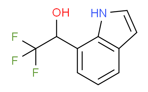 CAS No. 1263280-39-2, 2,2,2-trifluoro-1-(1H-indol-7-yl)ethan-1-ol