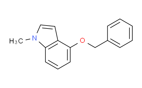 CAS No. 13523-93-8, 4-(benzyloxy)-1-methyl-1H-indole