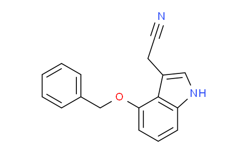 CAS No. 1464-11-5, 2-(4-(benzyloxy)-1H-indol-3-yl)acetonitrile