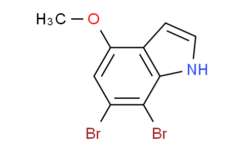 CAS No. 158920-11-7, 6,7-dibromo-4-methoxy-1H-indole