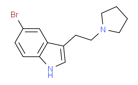 CAS No. 17274-68-9, 5-bromo-3-(2-(pyrrolidin-1-yl)ethyl)-1H-indole