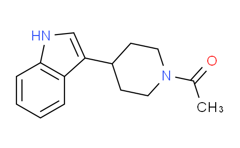 CAS No. 30030-83-2, 1-(4-(1H-indol-3-yl)piperidin-1-yl)ethan-1-one