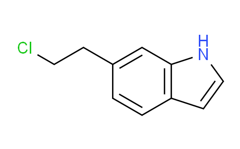 CAS No. 1253654-38-4, 6-(2-chloroethyl)-1H-indole