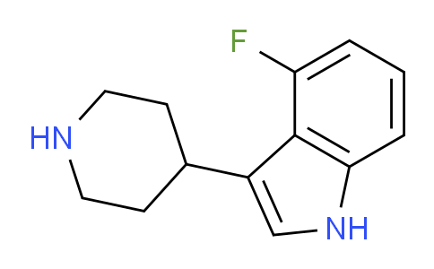 CAS No. 173150-61-3, 4-fluoro-3-(piperidin-4-yl)-1H-indole