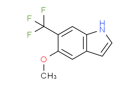 CAS No. 178896-78-1, 5-methoxy-6-(trifluoromethyl)-1H-indole
