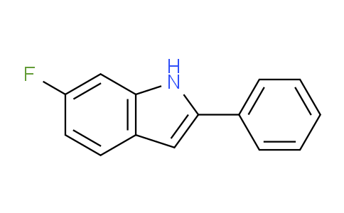 CAS No. 255724-72-2, 6-fluoro-2-phenyl-1H-indole