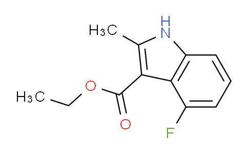 CAS No. 886362-68-1, ethyl 4-fluoro-2-methyl-1H-indole-3-carboxylate