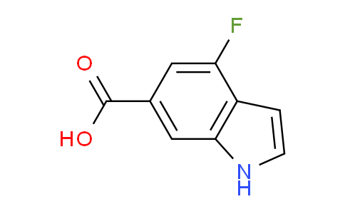 CAS No. 885520-31-0, 4-fluoro-1H-indole-6-carboxylic acid