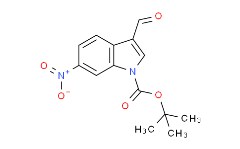 CAS No. 1058740-09-2, tert-butyl 3-formyl-6-nitro-1H-indole-1-carboxylate