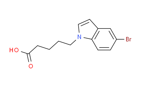 CAS No. 1065074-70-5, 5-(5-Bromo-1H-indol-1-yl)pentanoic acid