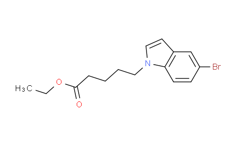CAS No. 1065074-72-7, Ethyl 5-(5-bromo-1H-indol-1-yl)pentanoate