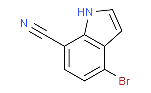 CAS No. 1167055-46-0, 4-Bromo-1H-indole-7-carbonitrile