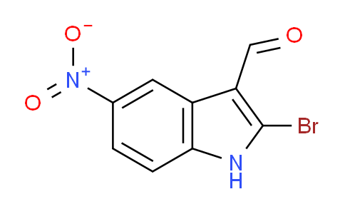 CAS No. 1246471-79-3, 2-bromo-5-nitro-1H-indole-3-carbaldehyde