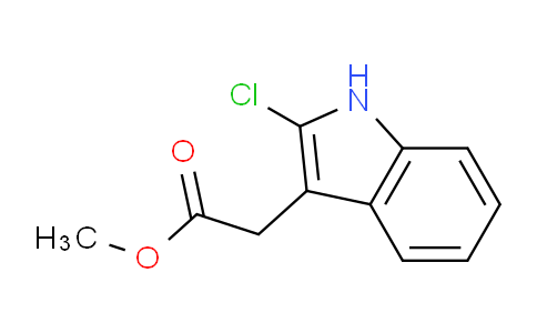 CAS No. 1912-34-1, methyl 2-(2-chloro-1H-indol-3-yl)acetate