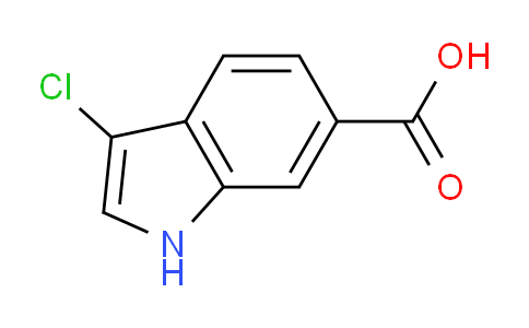 CAS No. 219508-17-5, 3-chloro-1H-indole-6-carboxylic acid