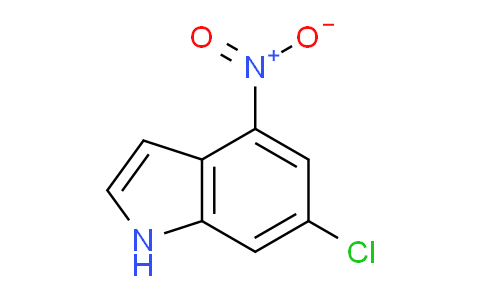 CAS No. 245524-95-2, 6-Chloro-4-nitro-1H-indole