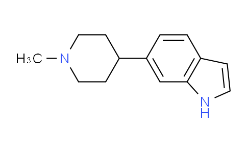 CAS No. 321745-84-0, 6-(1-Methyl-piperidin-4-yl)-1H-indole