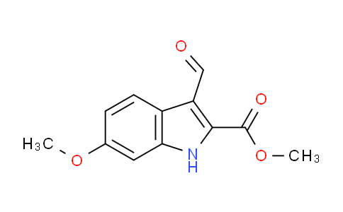 CAS No. 379260-71-6, Methyl 3-formyl-6-methoxy-1H-indole-2-carboxylate