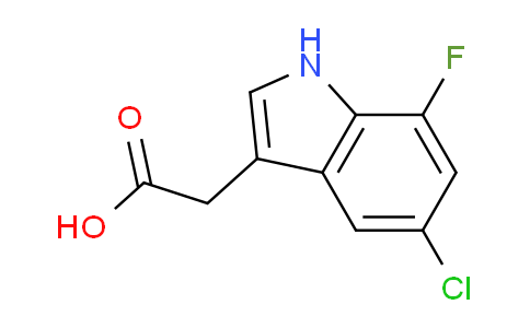 CAS No. 388573-54-4, 2-(5-chloro-7-fluoro-1H-indol-3-yl)acetic acid
